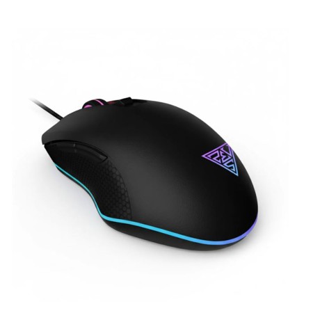 مجموعة GAMDIAS HERMES E6 ELITE 2-in-1 Combo, لوحة مفاتيح حجم كامل ميكانيكية للألعاب, إضاءة RGB خلفية, فأرة ألعاب بدقة قابلة للتعديل حتى 3600 DPI - أسود